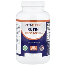 Rutin 1000 mg Рутин Vitamatic 180 капсул Rutin 1000 mg Рутин Vitamatic 180 капсул
