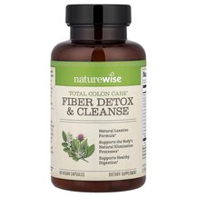 Fiber Detox & Cleanse Клетчатка Naturewise 60 капсул Fiber Detox & Cleanse Клетчатка Naturewise 60 капсул