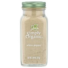 White Pepper Специи Simply Organic 81 г White Pepper Специи Simply Organic 81 г