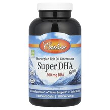Super DHA Gems 500 mg ДГК Carlson 180 капсул Super DHA Gems 500 mg ДГК Carlson 180 капсул