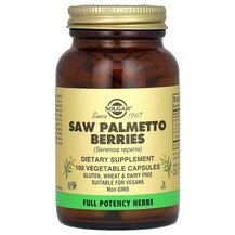Saw Palmetto Berries Экстракт Ягод Пальметто Solgar