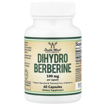 Берберин Dihydro Berberine 100 mg Double Wood Supplements