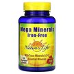 Фото товара Mega Minerals Iron Free Фото товара Natures Life, Железо, Mega Minerals Iron Free, 100 капсул