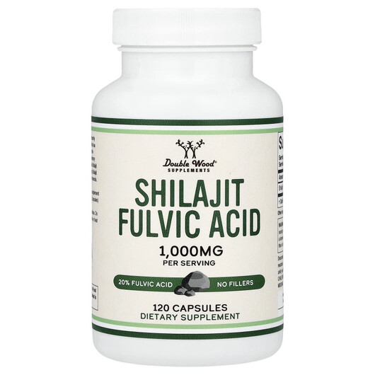Основне фото товару Shilajit Fulvic Acid, Фульвовая кислота, 120 капсул