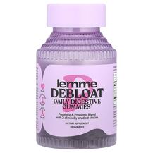 Debloat Daily Digestive Gummies Blackberry Поддержка Lemme