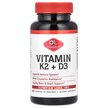 Фото товару Vitamin K2 + D3 Фото товару Olympian Labs, Vitamin K2 + D3, Вітаміни D3 K2, 60 капсул