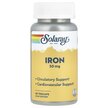 Фото товара Iron 50 mg Фото товара Solaray, Железо 50 мг, Iron 50 mg, 60 капсул