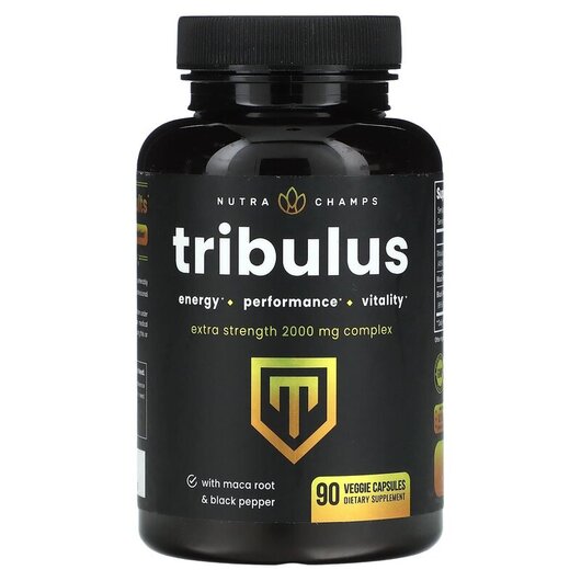 Основное фото товара Tribulus Extra Strength 2000 mg Основное фото товара NutraChamps, Трибулус, Tribulus Extra Strength 2000 mg, 90 капсул