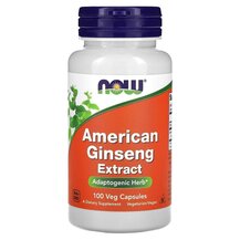 Американський женьшень 500 мг American Ginseng 500 mg NOW Американський женьшень 500 мг American Ginseng 500 mg NOW