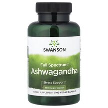 Ашвагандха Ashwagandha 225 mg Swanson 100 капсул