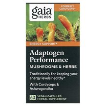Adaptogen Performance Mushrooms & Herbs Грибы Gaia Herbs