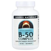 B-50 Complex 50 mg 100 Комплекс B-50 50 мг Source Naturals