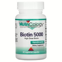 Biotin 5000 Биотин 5000 мкг Nutricology 60 капсул