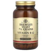 Пивні дріжджі з B12 Brewer's Yeast 7 1/2 Grains Solgar Пивні дріжджі з B12 Brewer's Yeast 7 1/2 Grains Solgar