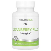 PRO Cranberry Plus Клюква Natures Plus 60 капсул