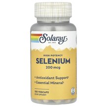 High Potency Selenium 200 mcg Селен 200 мкг Solaray High Potency Selenium 200 mcg Селен 200 мкг Solaray