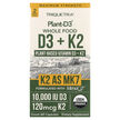 Фото товару Plant-D3 Whole Food D3 + K2, Вітаміни D3 K2, 60 капсул