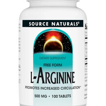 L-Arginine L-Аргинин Source Naturals 100 таблеток