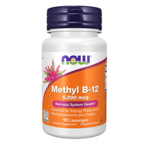 Methyl B-12 Метилкобаламин B12 NOW 90 таблеток