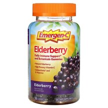 Чорна Бузина Elderberry Gummies Emergen-C 36 таблеток