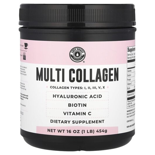 Основное фото товара Multi Collagen Основное фото товара Left Coast Performance, Коллаген, Multi Collagen, 454 г