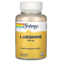 L-Arginine 500 mg L-Аргинин Solaray 100 капсул