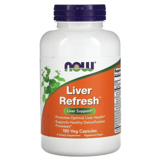 Основное фото товара Liver Refresh Основное фото товара NOW Foods, Поддержка печени, Liver Refresh, 180 капсул