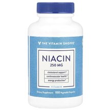 Niacin 250 mg Витамин B3 Ніацин TheVitaminShoppe Niacin 250 mg Витамин B3 Ніацин TheVitaminShoppe