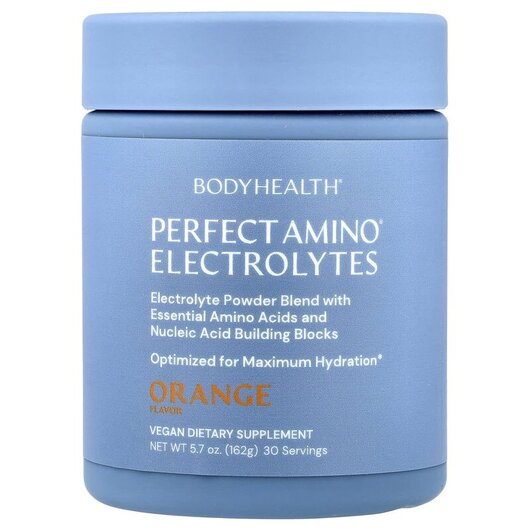 Основное фото товара BodyHealth, Электролиты, Perfect Amino Electrolytes Orange, 162 г