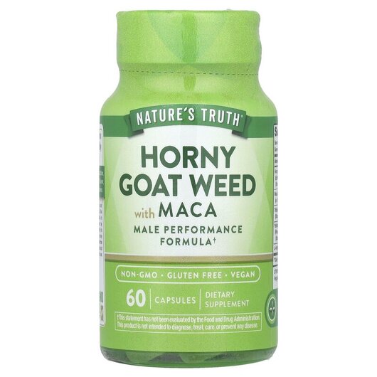 Основное фото товара Nature's Truth, Горянка и Мака, Horny Goat Weed with Maca, 6