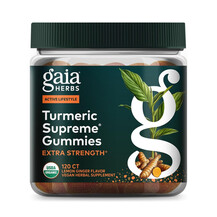 Organic Turmeric Supreme: Extra Strength Gummies Lemon