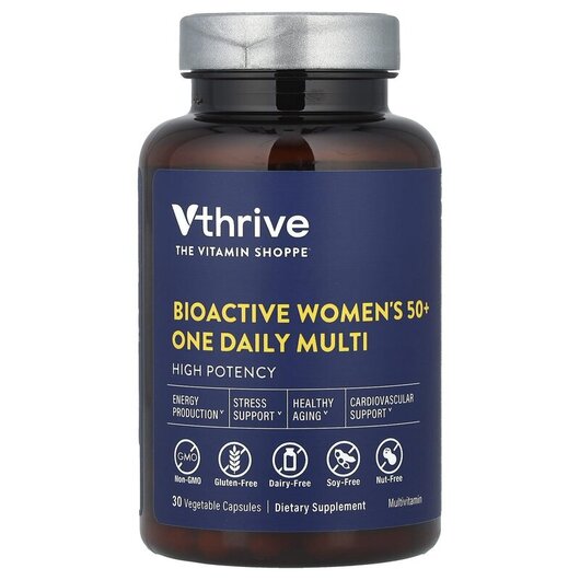Основне фото товару Bioactive Women's 50+ One Daily Multi Основне фото товару Bioactive Women's 50+ One Daily Multi, Вітаміни для жінок 50