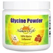 Фото товару Glycine Powder Unflavored Фото товару Natures Life, Glycine Powder Unflavored, L-Гліцин, 400 г