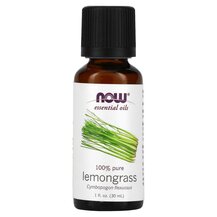 Pure Essential Oil Lemongrass Эфирное масло NOW Foods