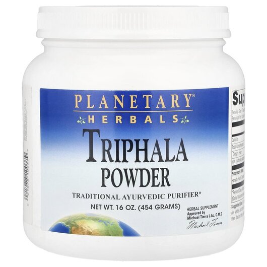 Основное фото товара Triphala Powder Основное фото товара Planetary Herbals, Трифала, Triphala Powder, 454 г