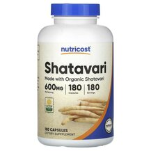 Shatavari 600 mg Шатавари Nutricost 180 капсул