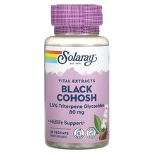 Vital Extracts Black Cohosh 80 mg Клопогон кистевидный