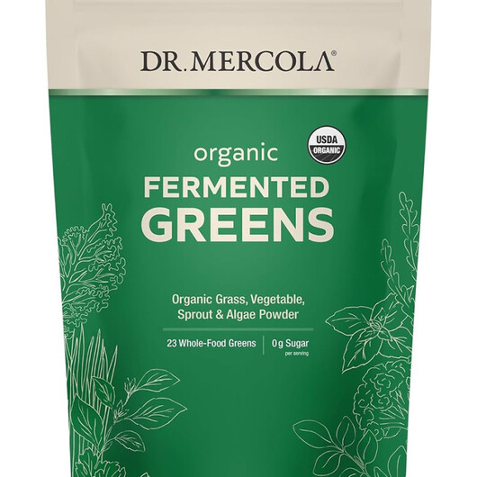 Основне фото товару Organic Fermented Greens Основне фото товару Dr. Mercola, Organic Fermented Greens, Супергрінс, 1 шт