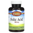 Фото товару Folic Acid 800 mcg Фото товару Carlson, Folic Acid 800 mcg, Вітамін B9 Фолієва кислота, 1000 таб