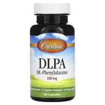 DLPA DL-Phenylalanine 500 mg L-Фенилаланин Carlson