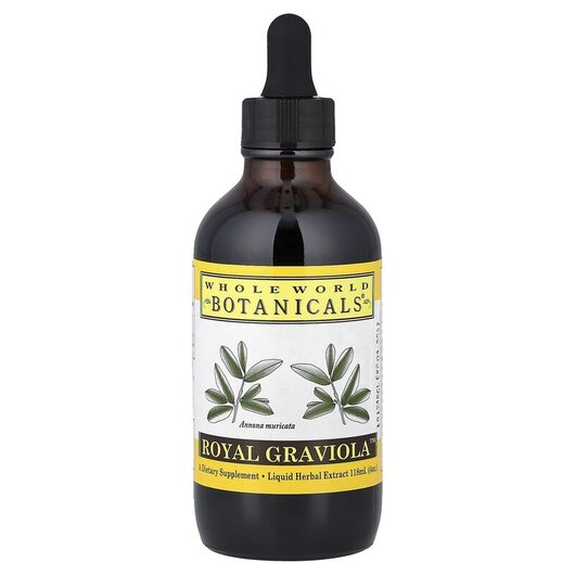 Основное фото товара Whole World Botanicals, Гравиола, Royal Graviola, 120 мл