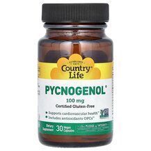 Пікногенол Pycnogenol 100 mg Country Life 30 капсул