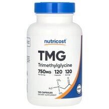 TMG Trimethylglycine 750 mg Триметилглицин Nutricost