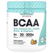 БЦАА Women BCAA Peach Mango Nutricost 300 г БЦАА Women BCAA Peach Mango Nutricost 300 г