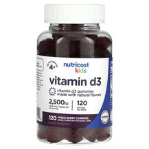 Вітамін D3 Kids Vitamin D3 2500 IU Nutricost 120 таблеток Вітамін D3 Kids Vitamin D3 2500 IU Nutricost 120 таблеток