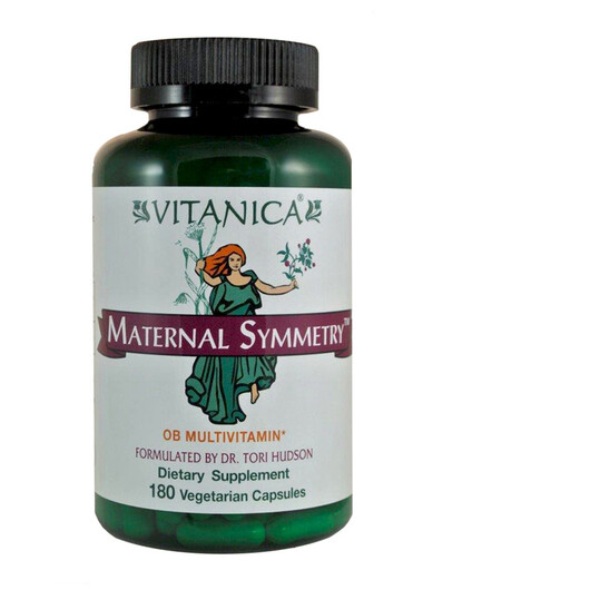 Основне фото товару Vitanica, Maternal Symmetry, Вітаміни для вагітних, 180 капсул