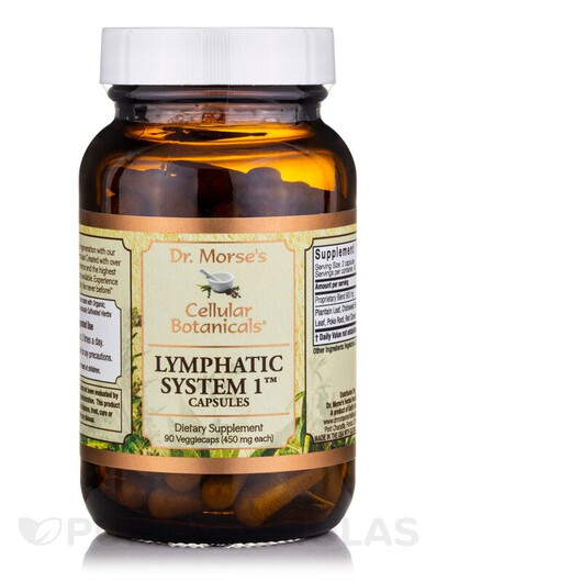 Основне фото товару Lymphatic System 1 Capsules, Підтримка Лімфи, 90 капсул