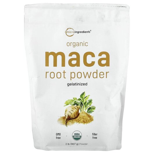 Основне фото товару Micro Ingredients, Organic Maca Root Powder, Мака, 907 г