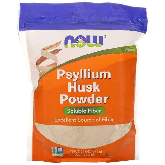 Основное фото товара Psyllium Husk Powder Основное фото товара NOW Foods, Псиллиум в Порошке, Psyllium Husk Powder, 680 г