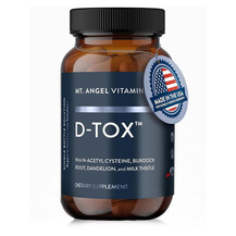 D-Tox Детокс и очистка Mt. Angel Vitamin Company 60 капсул D-Tox Детокс и очистка Mt. Angel Vitamin Company 60 капсул